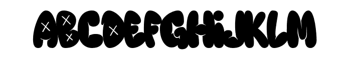 Graffiti Bubble - Demo Version Regular Font UPPERCASE