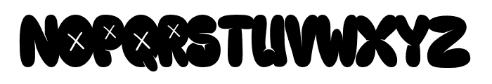 Graffiti Bubble - Demo Version Regular Font UPPERCASE