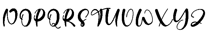 Graffiti Signature Font UPPERCASE