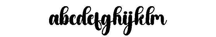 Graffiti Signature Font LOWERCASE