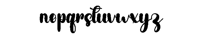 Graffiti Signature Font LOWERCASE