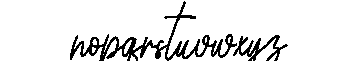 Graffiti1 Font LOWERCASE