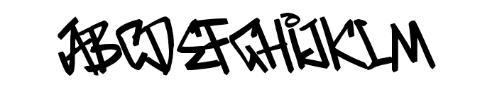 Graffitian Font UPPERCASE