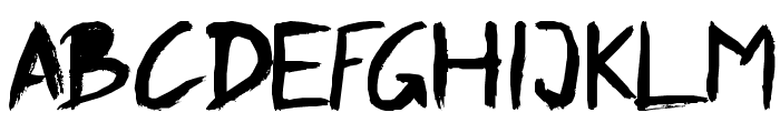 Graffito Font UPPERCASE