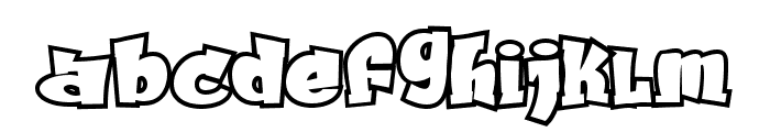 Grafitty Font LOWERCASE