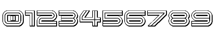 Gran Torino 3D Font OTHER CHARS