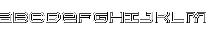 Gran Torino 3D Font UPPERCASE
