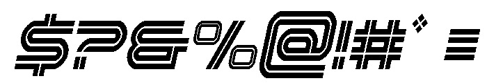 Gran Torino Condensed Italic Font OTHER CHARS