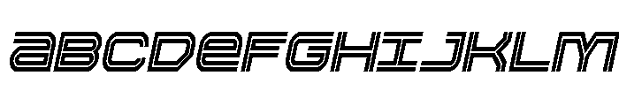 Gran Torino Condensed Italic Font UPPERCASE