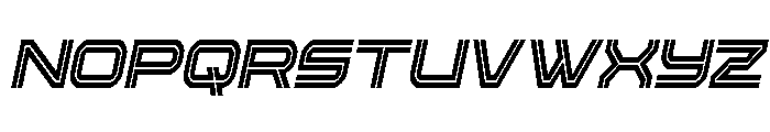 Gran Torino Condensed Italic Font UPPERCASE