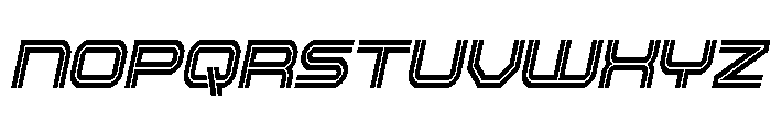 Gran Torino Condensed Italic Font LOWERCASE