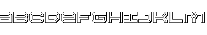 Gran Torino Deep 3D Font UPPERCASE