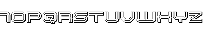 Gran Torino Deep 3D Font LOWERCASE