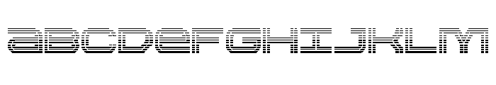 Gran Torino Gradient Font UPPERCASE