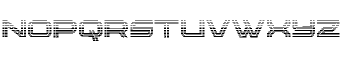 Gran Torino Gradient Font UPPERCASE