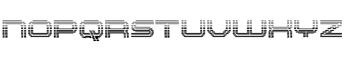 Gran Torino Gradient Font LOWERCASE