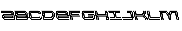 Gran Torino Leftalic Font UPPERCASE