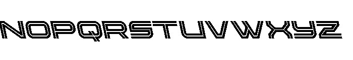 Gran Torino Leftalic Font UPPERCASE