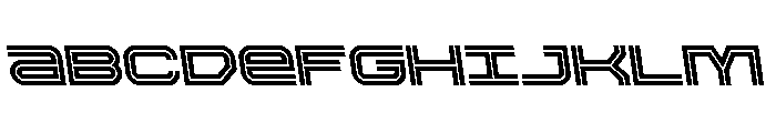 Gran Torino Semi-Leftalic Font UPPERCASE