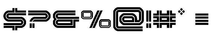 Gran Torino Spaced Font OTHER CHARS