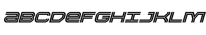 Gran Torino Super-Italic Font UPPERCASE