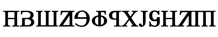 Grand Alphabet [Times New Roman] Font UPPERCASE