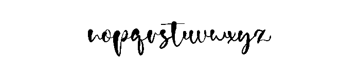 Grand Celia Font LOWERCASE