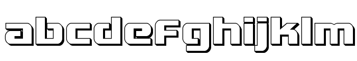 Grand National 3D Font LOWERCASE
