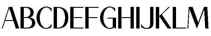 Grandeur Regular Font UPPERCASE