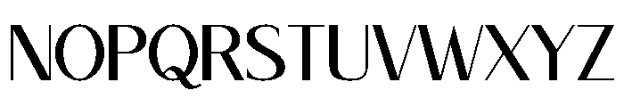 Grandeur Regular Font UPPERCASE