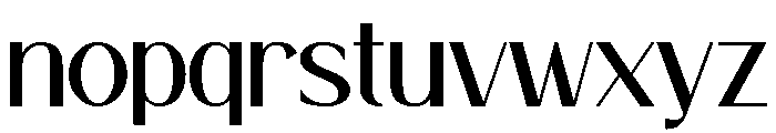 Grandeur Regular Font LOWERCASE