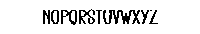 Grandma1 Font UPPERCASE