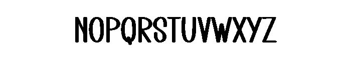 Grandma1 Font LOWERCASE