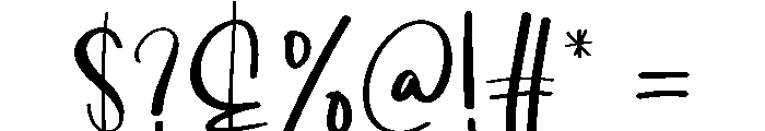 Grandpa Font OTHER CHARS