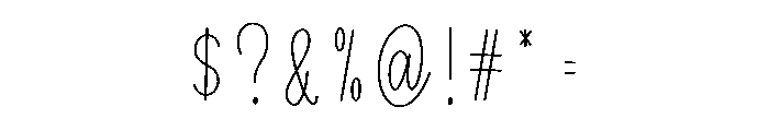 Grandpa1 Font OTHER CHARS
