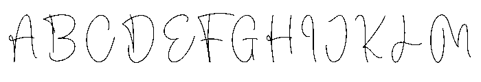 Grandpa1 Font UPPERCASE