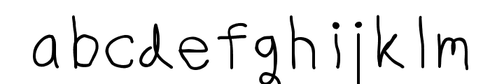 Granite Letter Regular Font LOWERCASE