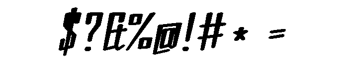 Granténa Bold Font OTHER CHARS