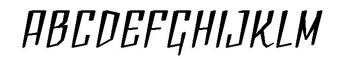 Granténa Wide Font UPPERCASE