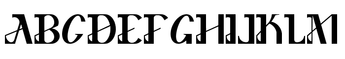 Granty Regular Font UPPERCASE
