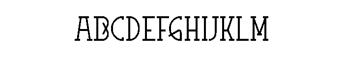 Graphemic Font UPPERCASE