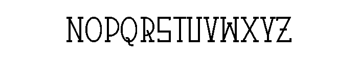 Graphemic Font UPPERCASE