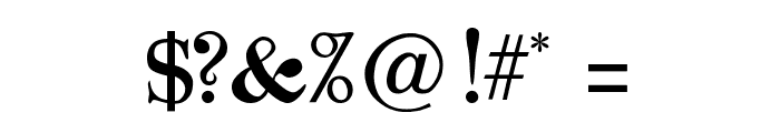 GraphicLight Font OTHER CHARS