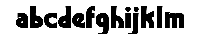 Graphisme Bold Font LOWERCASE
