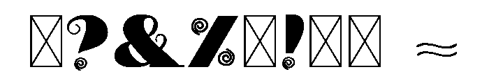 GraraxRegular Font OTHER CHARS