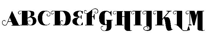 GraraxRegular Font UPPERCASE
