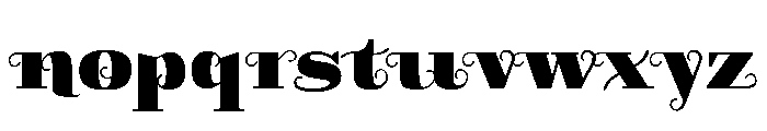 GraraxRegular Font LOWERCASE