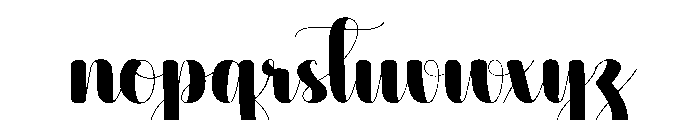 Grassland Font LOWERCASE