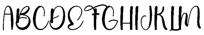 Grateful1 Font UPPERCASE