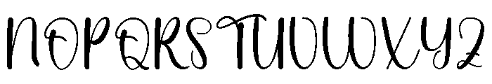 Grateful1 Font UPPERCASE